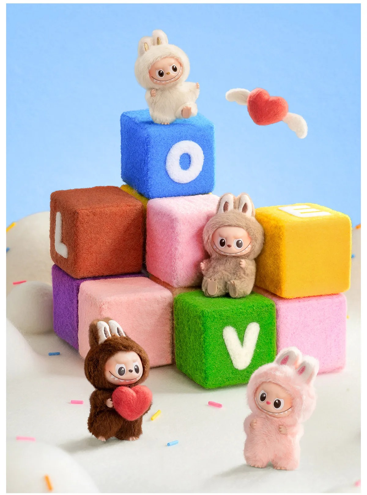 LABUBU 100% original – THE MONSTERS Pin for Love Series-Vinyl Plush Pendant Blind Box (A-M) - Image 3